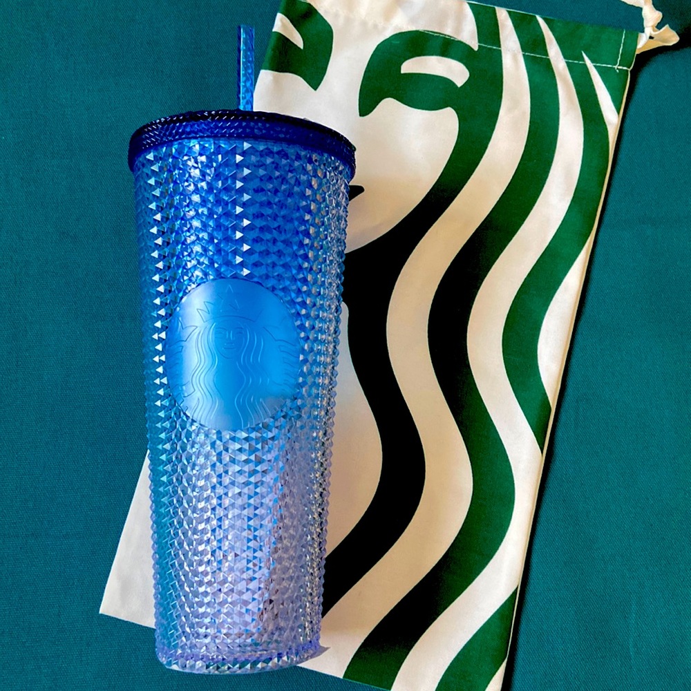 Starbucks Korea Blue Ombre Studded Venti Tumbler